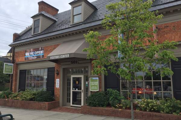 Visitors Center at 501 W Franklin Street