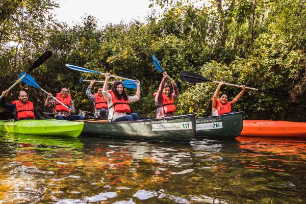 Group Canoeing