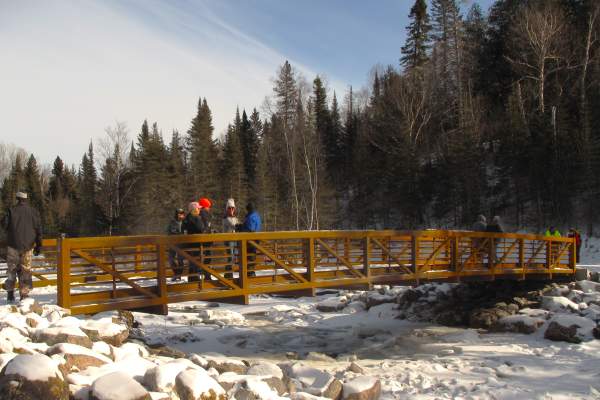 Community Celebrates Reopening of Poplar River Bridge