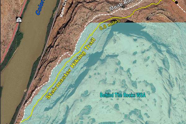 Stairmaster Hiking map