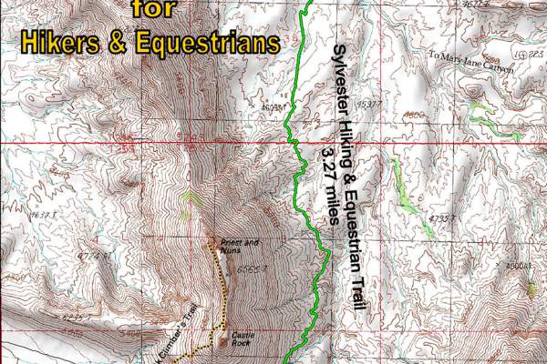 Sylvester Trail map
