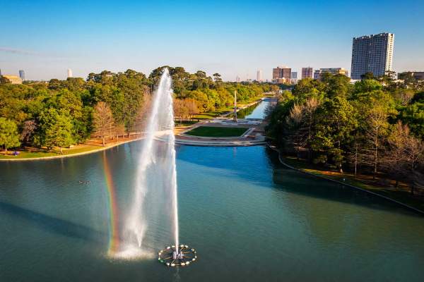 McGovern Lake in Hermann Park