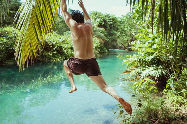 River jump