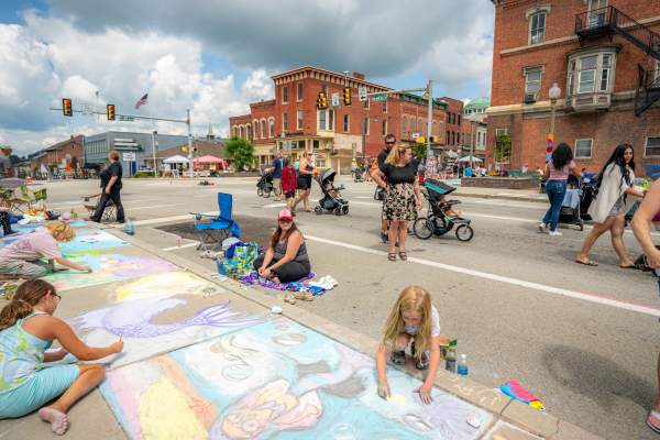 Somerset’s Uptown Chalk The Block Festival Brings a Gallery to the Streets