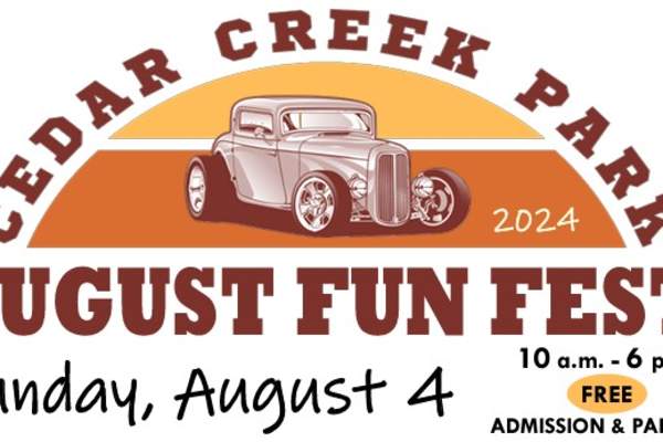 August Fun Fest at Cedar Creek Park will feature lots of family fun on Aug. 4