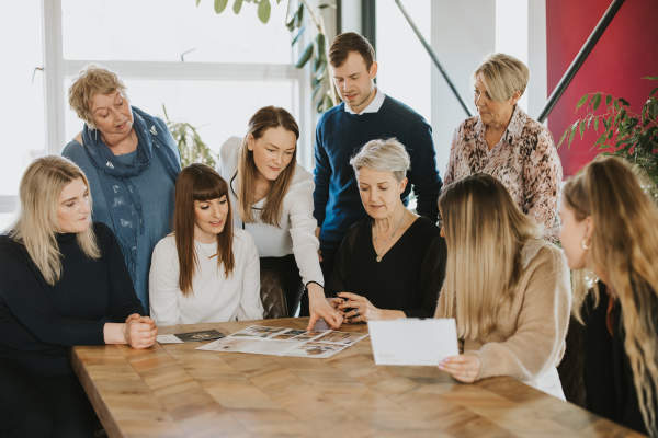 A group photo of the Destination Lincolnshire team in 2022