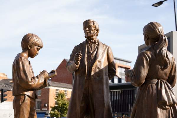 George Boole Statue at Lincoln Station