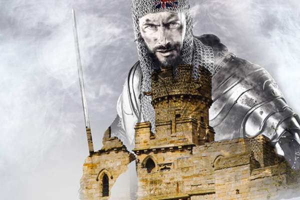 An artistic impression of a roman soldier at the Lincoln Castle