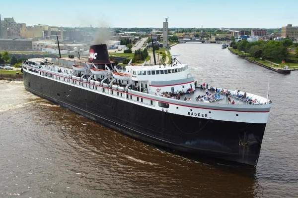 S.S. Badger Lake Michigan Car Ferry to Return to Manitowoc May 16