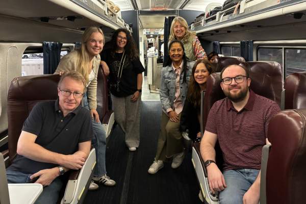 All aboard the Mardi Gras express!