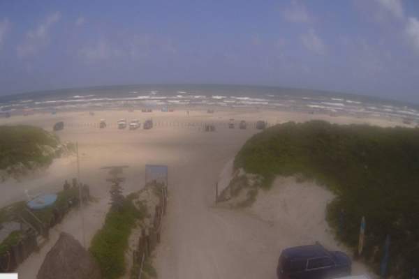 webcam view of the beach in port aransas