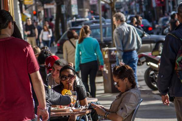 Dining Outside on Thayer Street