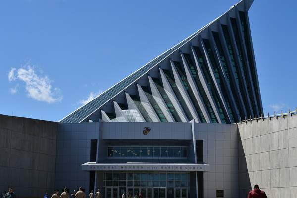 entrance to a museum