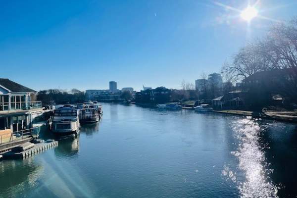 River Thames from Caversham Bridge, Reading
