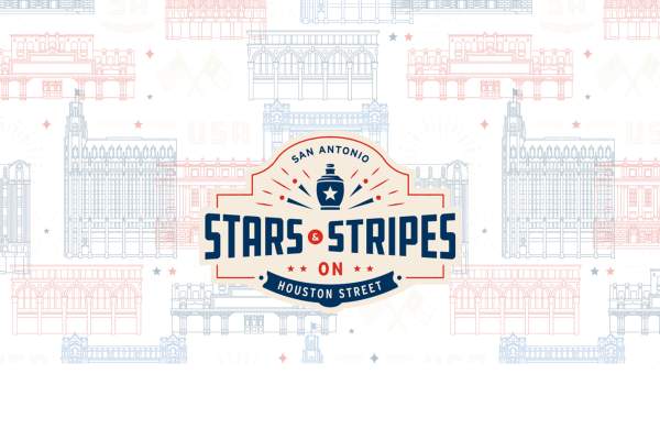 Stars And Stripes on Houston Street