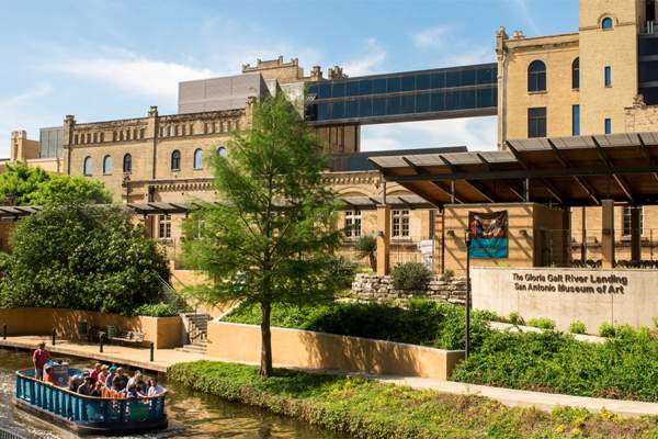This Section of the San Antonio River Walk Winds Past Some of the City's Most Exciting Restaurants, Shops, and Hotels