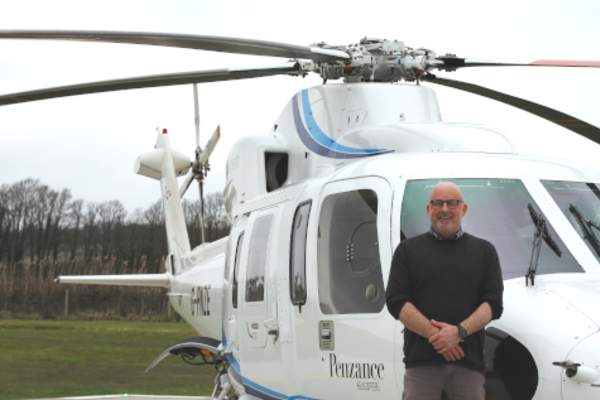 Dave Page of Penzance Helicopters