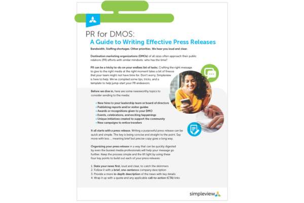 PR for DMOs: A Guide to Writing Effective Press Releases