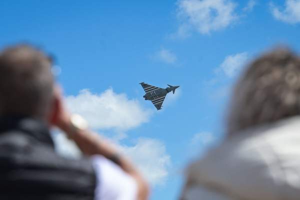 Typhoon in the sky