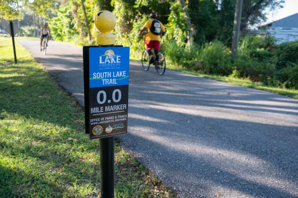 Start of South Lake Trail-Heart of Florida Loop
