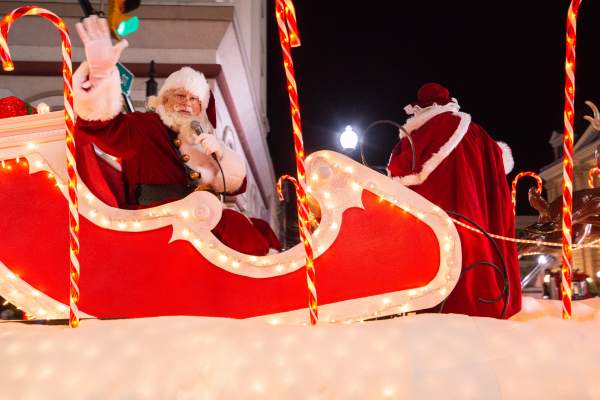 Santa at the Parade