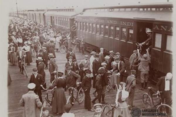 Explore Muskegon’s Transportation History on Foot with the Planes, Trains, and Automobiles Tour