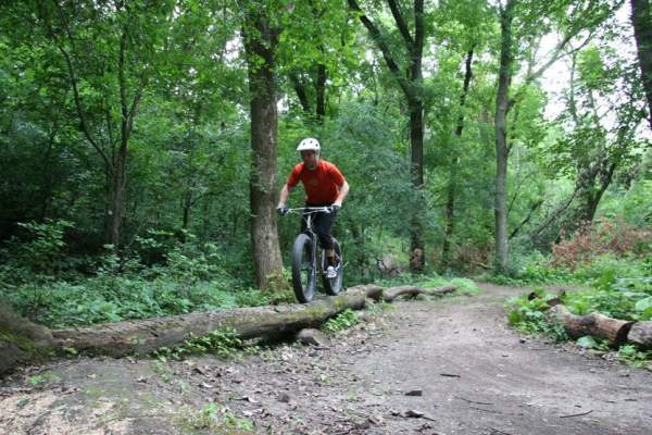 Biking on Mountain Bike Trail