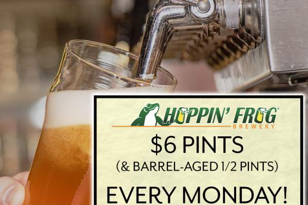 $6 Pints Every Monday!