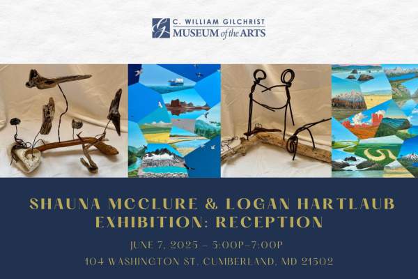 Shauna McClure and Logan Hartlaub art exhibition