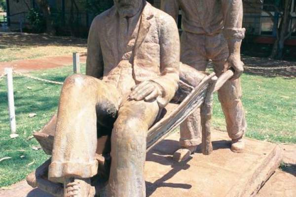 Russian Jack & Jack Jugarie Memorial Statues