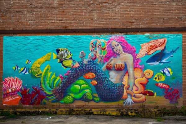 Downtown Mural Artwork - Fannin Street