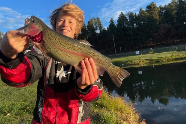 Spokane Creek Resort Fishing Pond