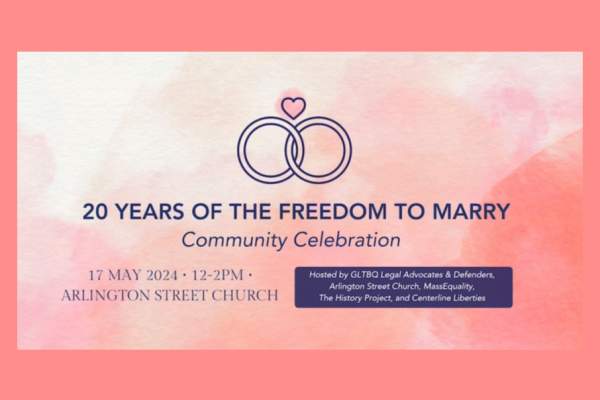 20 Years of the Freedom to Marry Community Celebration