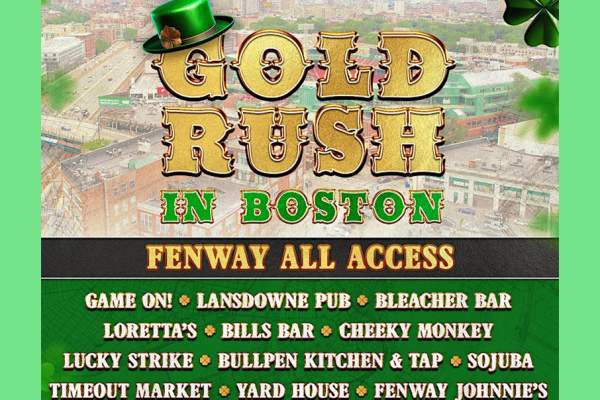 Gold Rush in Boston: St. Patrick's Day Fenway All Access Bar Crawl