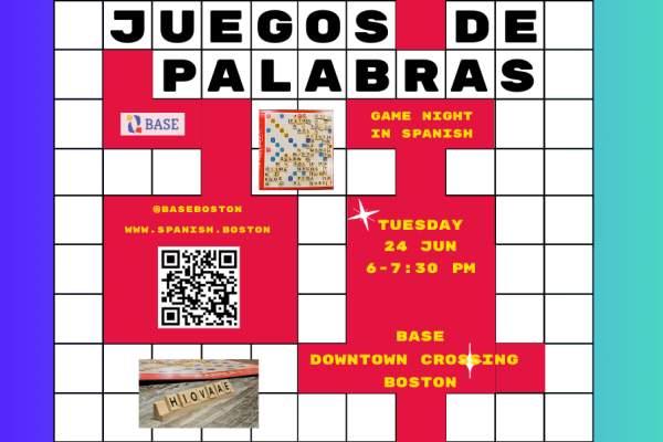 Juegos de Palabras: Spanish game night at BASE