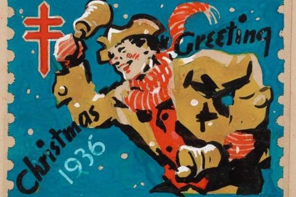 Home for the Holidays: Cards and Hearths from the Collection