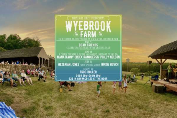 Manatawny Creek Ramblers and Philly Nelson: Summer Concert Series at Wyebrook Farm