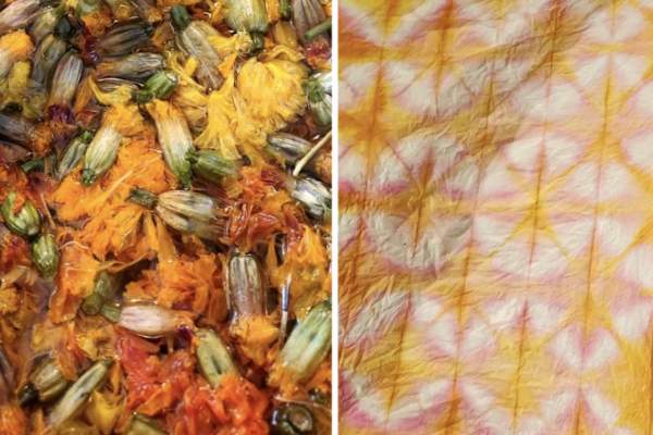 Shibori with Plant Dyes
