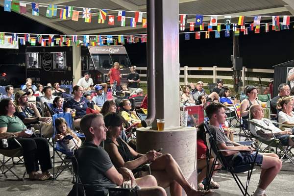 Watch Party Beer Garden at Nor-View Farm