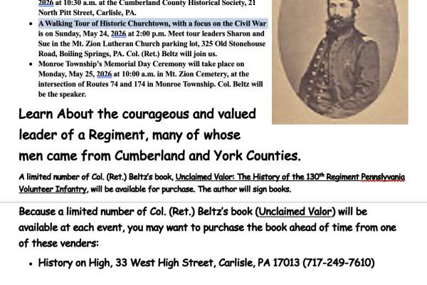 A Walking Tour of Historic Churchtown