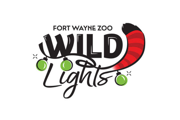 Promotional image for Wild Lights at the Fort Wayne Zoo.