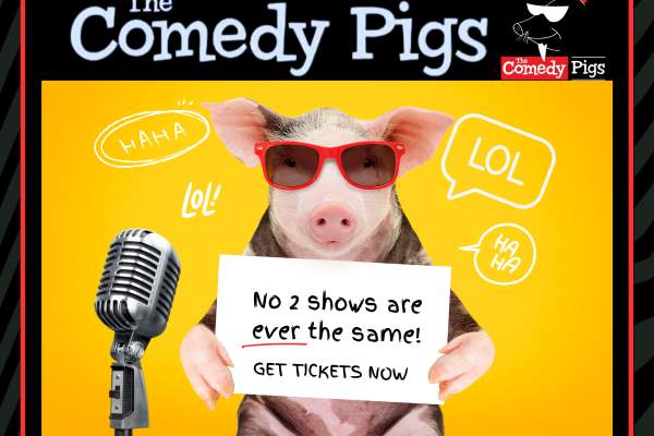 Live Comedy Show with The Comedy Pigs