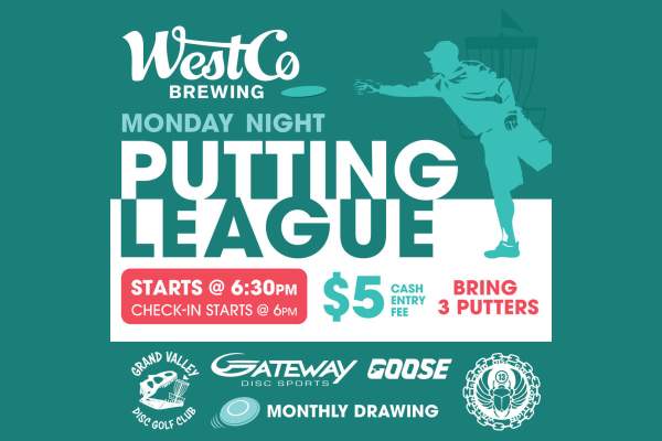 Disc Golf Putting League at WestCo Brewing!