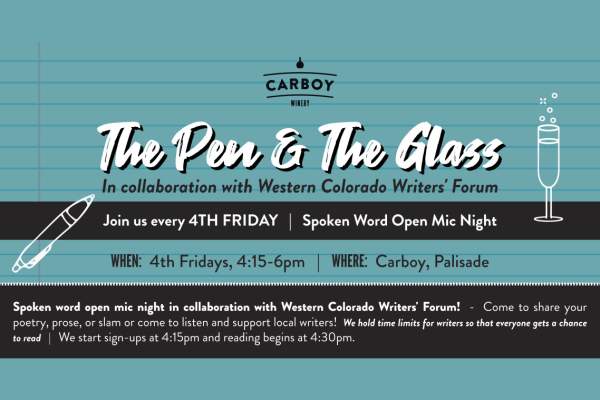The Pen and the Glass - Spoken Word Open Mic