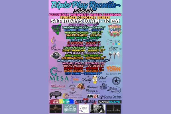 Saturday Morning Music Sessions – Summer Concert Series
