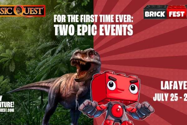 Jurassic Quest plus Brick Fest LIVE