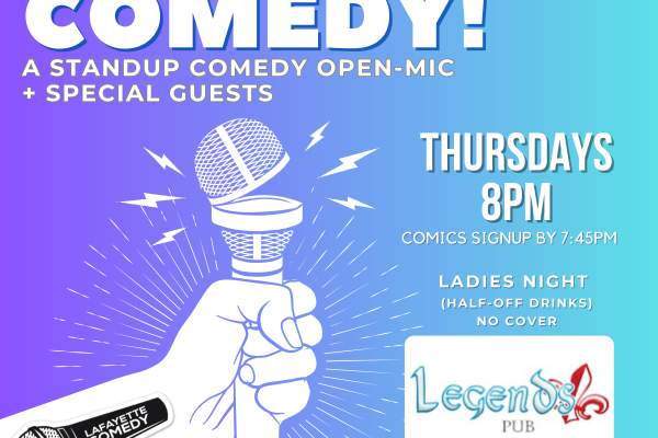 Yeah, Comedy! A Standup Comedy Open-Mic +Special Guest