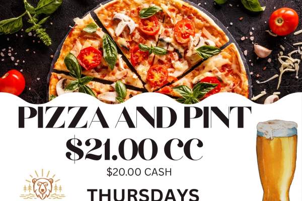 Pizza & Pint Thursdays at Drop Bear Brewery