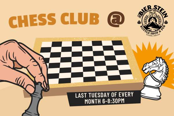 Eugene Chess Club Night at The Bierstein