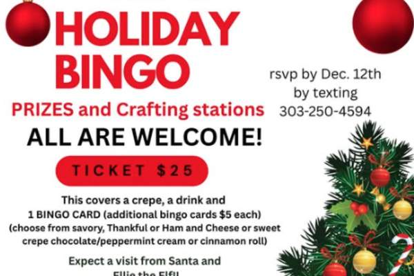 Holiday Bingo at Best Day Ever!